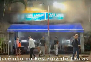 Incendio no Restaurante Lamas