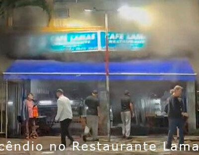 Incendio no Restaurante Lamas